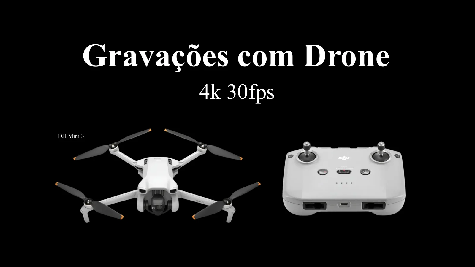 Drone DJI Mini 3 utilizado pela Vision