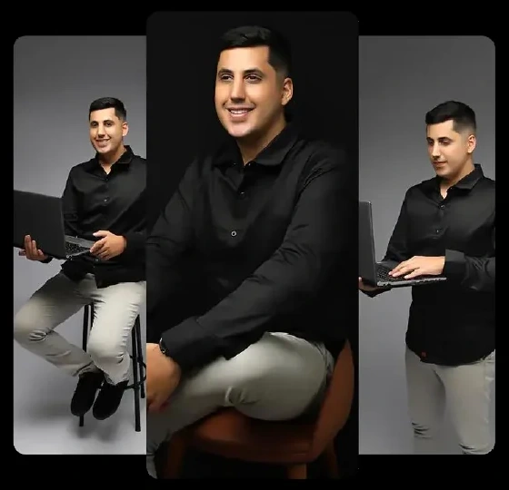 Três retratos de Wesley Kauan Lopes, CEO da Vision